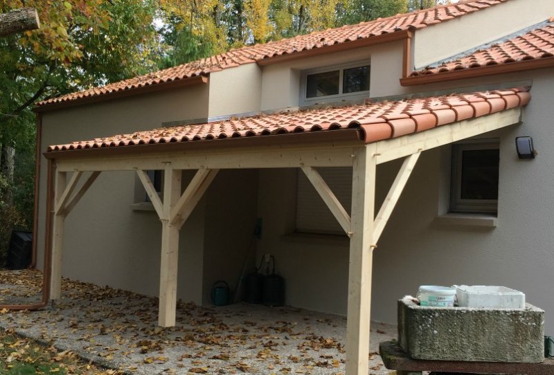 Auvent bois 32